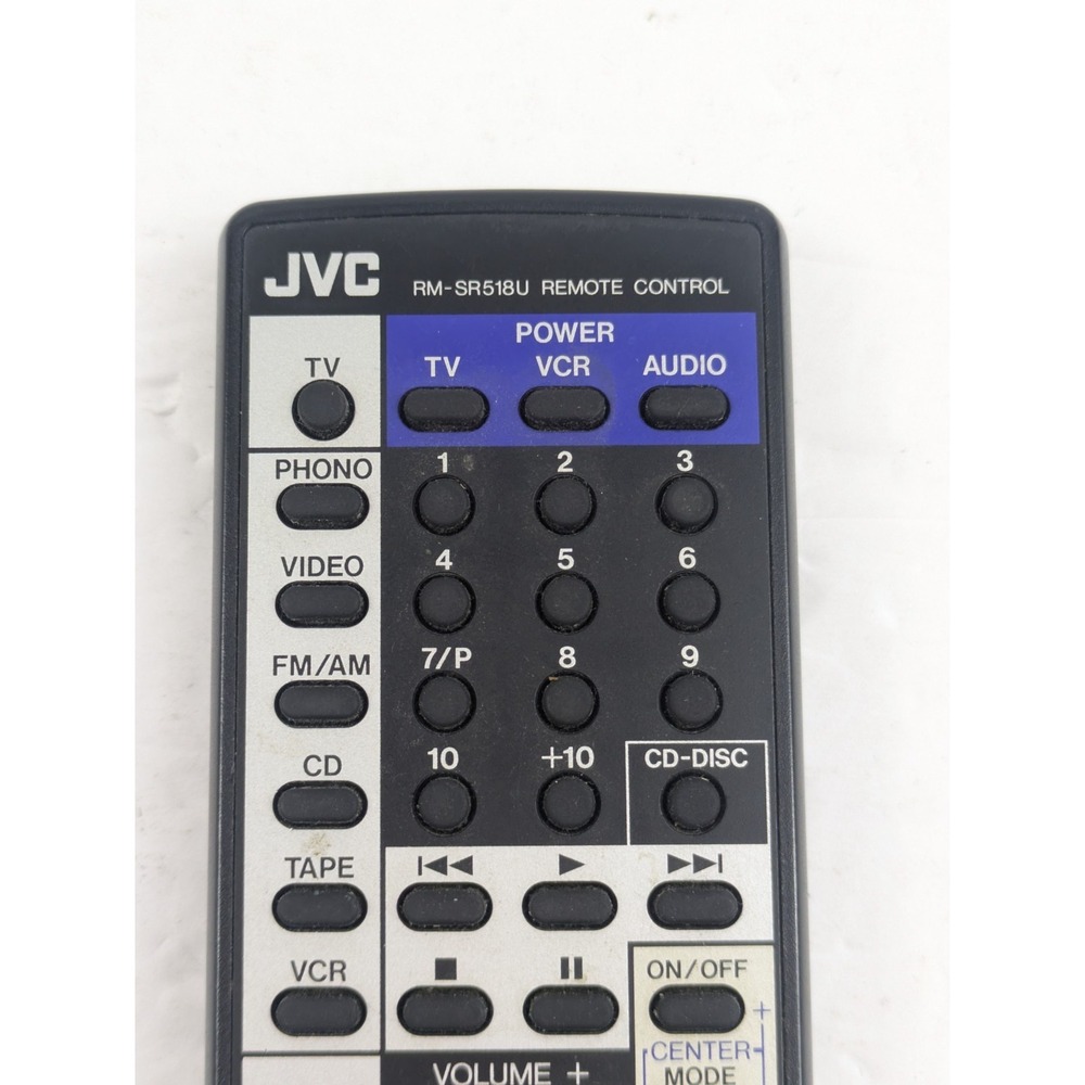 JVC RM-SR518U A/V System Remote Control Original OEM - Picture 2 of 6